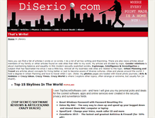 Tablet Screenshot of diserio.com